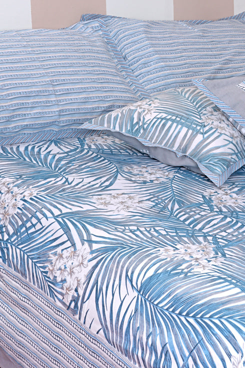 40s Cotton Pillow Cover In Striped Print