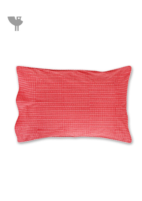 40s Cotton Pillow Cover In Striped Print