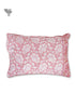 40s Cotton Pillow Cover in Floral Block Print