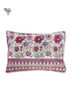 40s Cotton Pillow Cover in Block Print