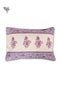 40s Cotton Pillow Cover in Floral Block Print