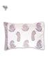 40s Cotton Pillow Cover in Block Print