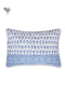 40s Cotton Pillow Cover in Block Print