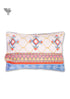 40s Cotton Pillow Cover in Block Print