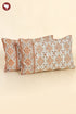 40s Cotton Pillow Cover in Floral Print