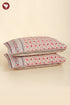 40s Cotton Pillow Cover in Floral Print