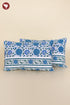 40s Cotton Pillow Cover in Floral Print