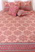 20s Cotton KING SIZE Bed Cover in Block Print