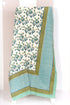 20’s Cotton KING SIZE Bed Cover In Floral Block Print