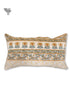 20s Cotton Lumbar Cushion Cover In Block Print