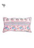20s Cotton Cushion Cover in Floral Block Print