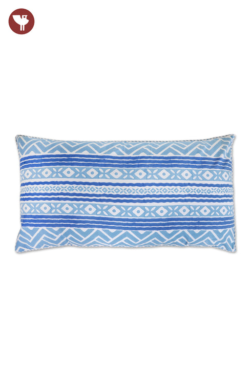 20s Cotton Cushion Cover in Block Print