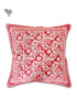 20s Cotton Cushion Cover in Block Print with Piping