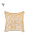 20s Cotton Cushion Cover in Block Print with Piping