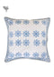 20s Cotton Cushion Cover in Block Print with Piping