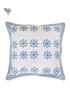 20s Cotton Cushion Cover in Block Print with Piping
