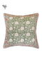 20s Cotton Cushion Cover in Block Print with Piping