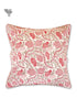 20s Cotton Cushion Cover in Block Print with Piping