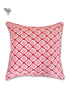 20s Cotton Cushion Cover in Block Print with Piping