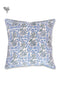 20s Cotton Cushion Cover in Floral Block Print