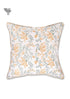 20s Cotton Cushion Cover in Floral Block Print