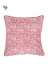 20s Cotton Cushion Cover in Floral Block Print