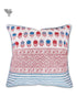20s Cotton Cushion Cover in Floral Block Print