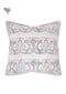 20s Cotton Cushion Cover in Block Print with Piping