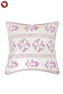 20s Cotton Cushion Cover in Floral Block Print