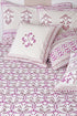 20s Cotton Cushion Cover in Floral Block Print