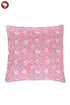 20s Cotton Cushion Cover in Floral Block Print
