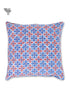 20s Cotton Cushion Cover in Geometric Block Print