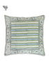 20s Cotton Cushion Cover in Floral Block Print