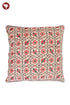 20s Cotton Cushion Cover in Floral Block Print