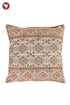 20s Cotton Cushion Cover in Floral Block Print