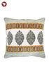 20s Cotton Cushion Cover in Geometric Block Print