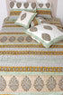 20s Cotton Cushion Cover in Geometric Block Print