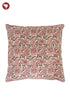 20s Cotton Cushion Cover in Floral Block Print