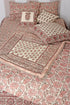 20s Cotton Cushion Cover in Floral Block Print