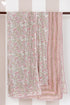 Mulmul Cotton Dohar in Floral Block Print