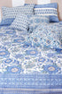 20s Cotton Bed Cover in Block Print