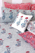Mulmul Cotton Quilt in Floral Block Print