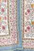 Mulmul Cotton Quilt Floral Block Print