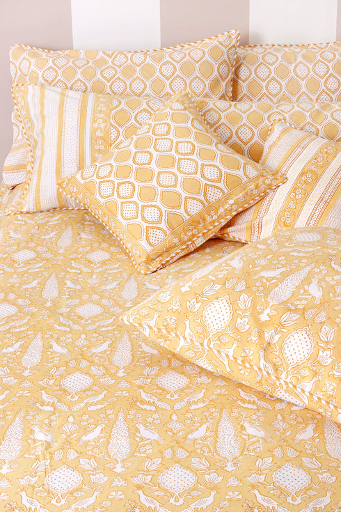 Mulmul Cotton Quilt in Block Print