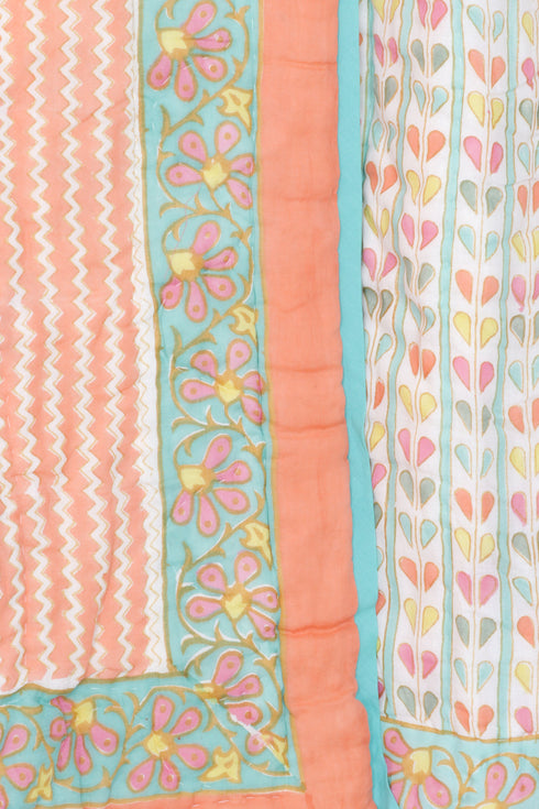 Mulmul Cotton Quilt in Block Print