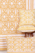 20s Cotton Bed Cover in Block Print