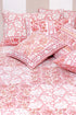 20s Cotton KING SIZE Bed Cover in Floral Block Print