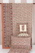 20s Cotton KING SIZE Bed Cover in Floral Block Print