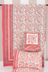 20s Cotton KING SIZE Bed Cover in Floral Block Print