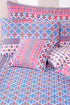 20s Cotton KING SIZE Bedcover in Geometric Block Print